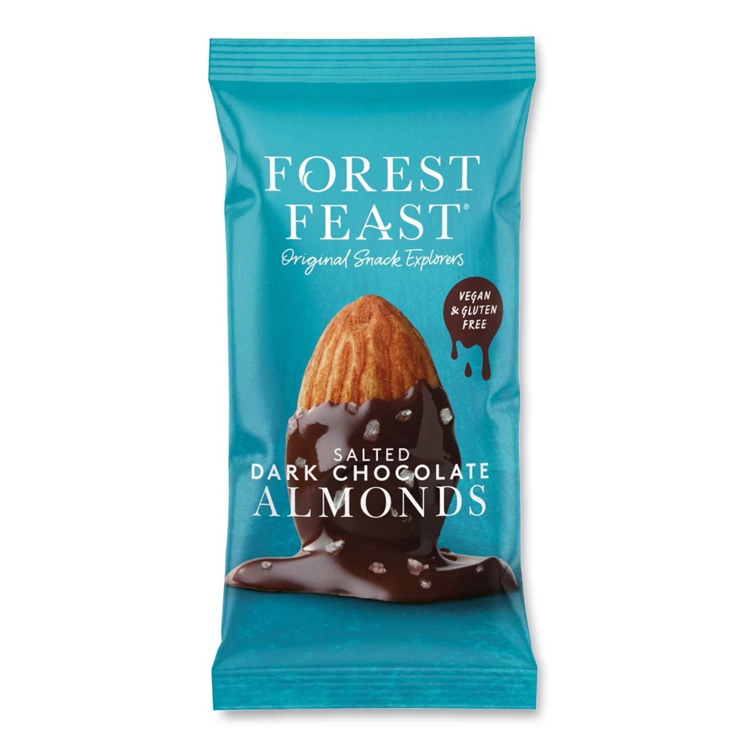 Salted Dark Chocolate Almonds 40g Forest Feast